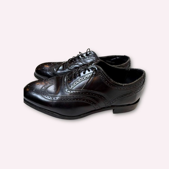Florsheim Mens‎ Leather Wingtip Oxford Dress Shoes Black Size 10 3E main image 15
